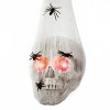 27" Animated Halloween Hanging Skull, Sound Activated - 3 of 4