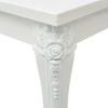 vidaXL Coffee Table End Table with Plastic Legs Side Table High Gloss White - 39.4" x 23.6" x 16.5" - 3 of 4