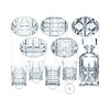 Nachtmann Highland 5 Piece Whiskey Set, Whiskey Decanter with 4 Glasses - 3 of 4
