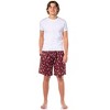 Harry Potter Pajamas Hogwarts House Crest All Over Print Pj Sleep Shorts - 2 of 4