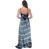 Riviera Sun Womens Maxi Dress  Smocked Adjustable Strap Long Sundress  Summer Dresses - 3 of 3