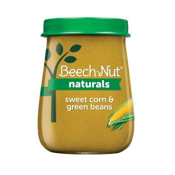 Beech-Nut Naturals Sweet Corn & Green Beans Baby Food Jar - 4oz