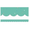 Carson Dellosa Education We Belong Speckled Teal Scalloped Borders Per Pack, 39 Feet Per Pack, 6 Packs - 2 of 3