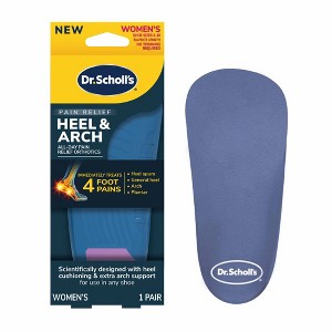 Dr. Scholl's Pain Relief Orthotics For Heel Pain For Women - Size 6-10 - 1 of 4