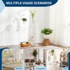 Acrylic Narrow Console Table for Entryway Clear Acrylic Table with Square Legs, Slim Design for Sofa, Foyer, Hallway, and Living Room - 4 of 4