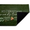 Stupell Industries All Roads Lead Home Christmas Printed Outdoor Door Mat, design by Kim Allen, 18"x30" - 2 of 4
