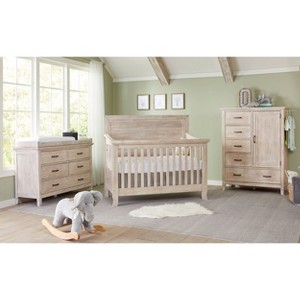 Westwood Design Remi Convertible Flat Crib - Natural Wood - 1 of 2