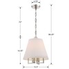 Crystorama Lighting Westwood 4 - Light Pendant in  Polished Nickel - 3 of 4