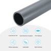 Unique Bargains Water Plumb DIY Crafts High Impact Rigid Round Pipes 8" Length - 3 of 4
