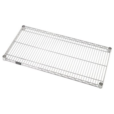 Quantum Storage Systems Wire Shelf, 30"W X 24"D, 600 - 800 Lb. Capacity, Chrome Plated Finish, Nsf