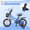 Infans 14" Kid’s Bike w/Removable Training Wheels & Basket for 3-5 Years Old Blue - 3 of 4