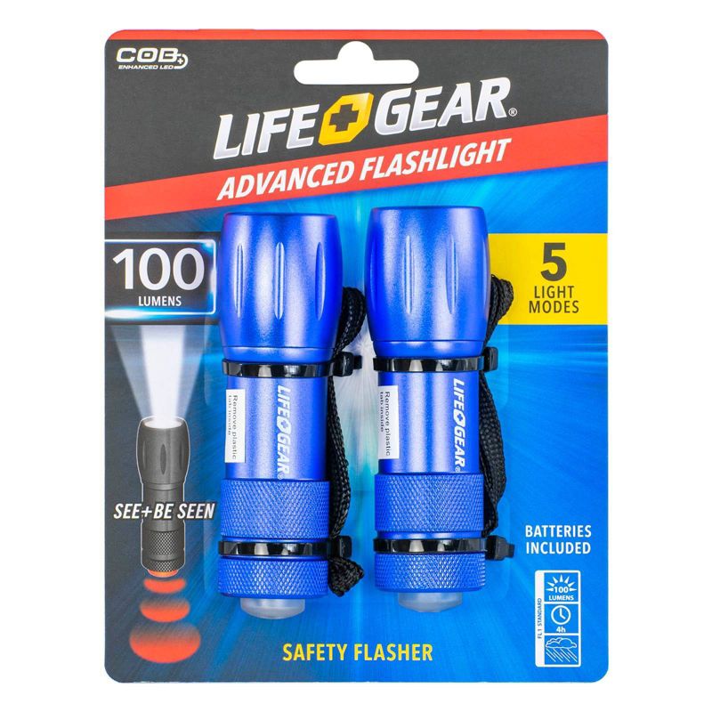 Life Gear 2pk LED Mini-Max 100 Lumens, 1 of 9