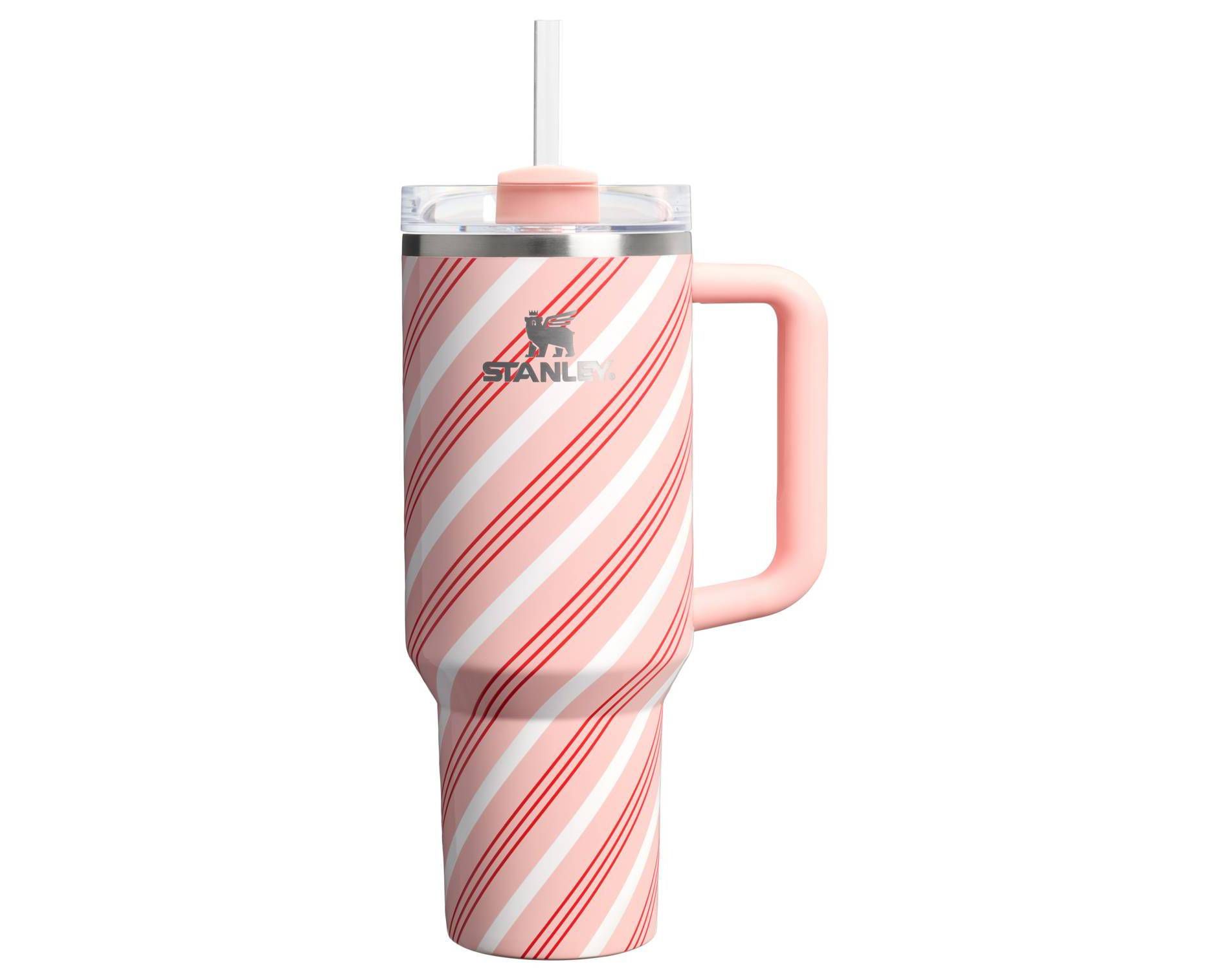 Stanley 40 oz Stainless Steel H2.0 FlowState Quencher Tumbler Strawberry Twist