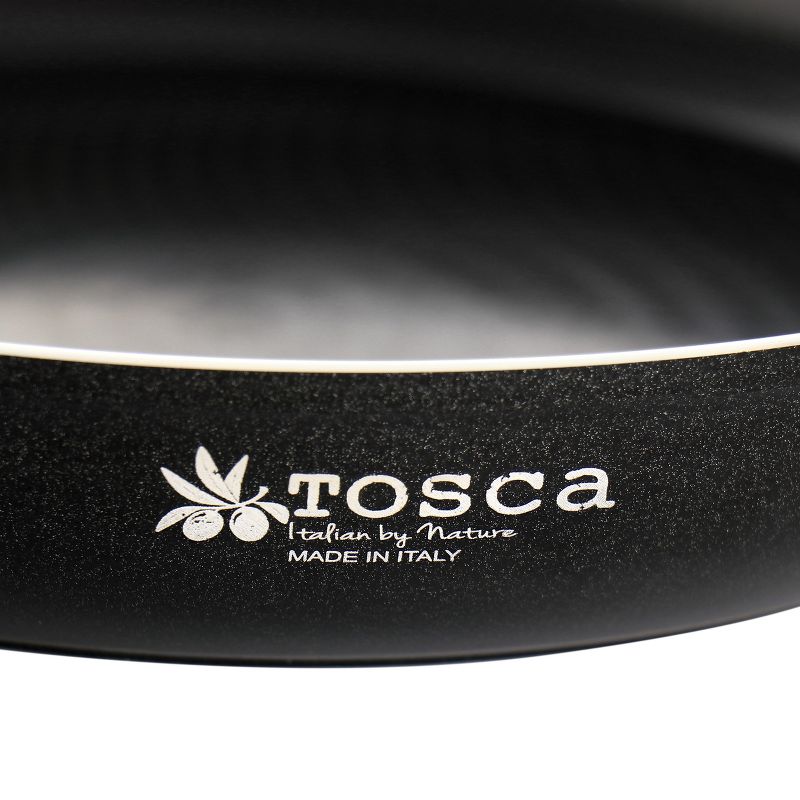 Tosca Cortona 10 Inch Nonstick Aluminum Frying Pan in Warm Black, 4 of 7