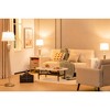 Costway 3 Piece Lamp Set Modern Floor Lamp & 2 Table Lamps Nickel Finish Lamps W/ Base - 4 of 4