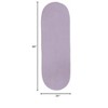 Colonial Mills Boca Raton - Amethyst 2 Ft x8 Ft Runner (Oval) Rug Indoor/Outdoor 100% Polypropylene - 2 of 4