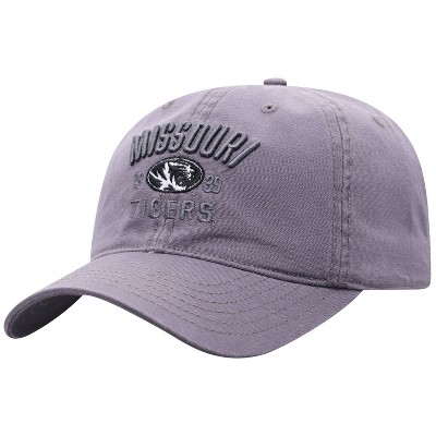 NCAA Missouri Tigers Men's Skill Gray Garment Washed Canvas Hat