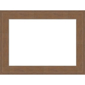 Amanti Art Alta Brown Grey Framed Dry Erase Magnetic Board - 1 of 4