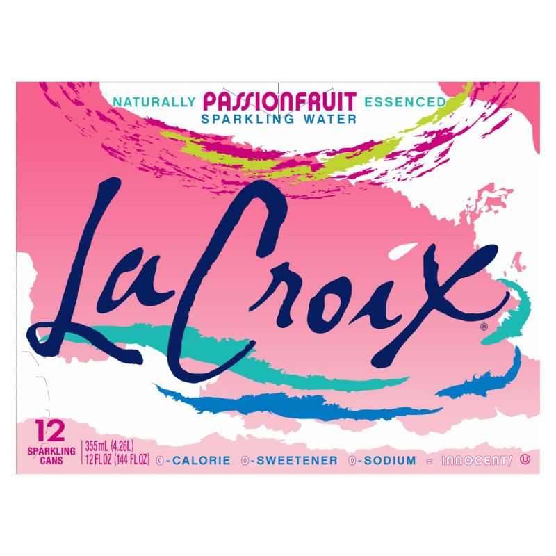 La Croix Passion Fruit Sparkling Water - Case of 2/12 pack, 12 oz, 3 of 8