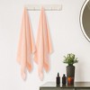 Unique Bargains Cotton Highly Absorbent Bath Towels 2 Pcs - 4 of 4