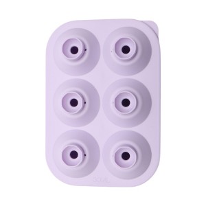 Unique Bargains Ice Tray New 6-Cavity Diamond Ice Mould Irregular Hand Wash Only Silicone 6.57"x4.57"x1.97" 1 Pc - 1 of 3