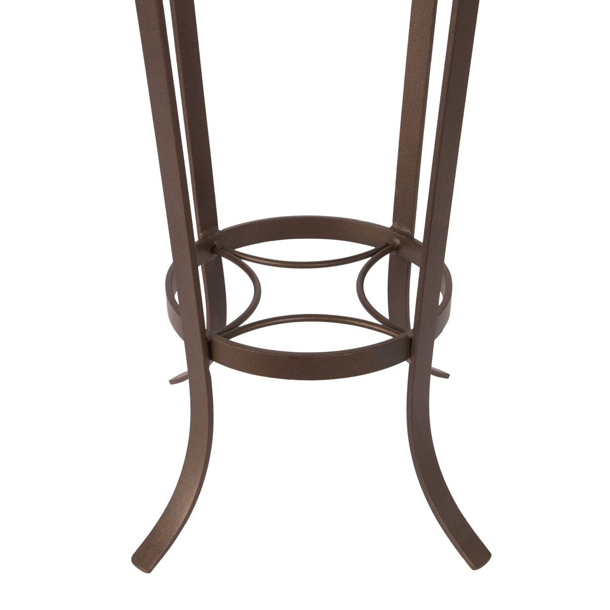 Tulip Iron Plant Stand Roman Bronze - Achla Designs: Freestanding Metal Planter Holder, Indoor/Outdoor Use, 28" Tall - thumbnail 4