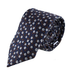 Ascentix Metallic Flowers and Leaves Necktie - 1 of 3
