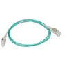 Monoprice OM3 Fiber Optic Cable - 1 Meter - Aqua | Reverse Polarity LC/LC Uniboot, UL, 50/125 Type, 10GB, Corning, For Telecomm Room, Server Farm, and - 4 of 4