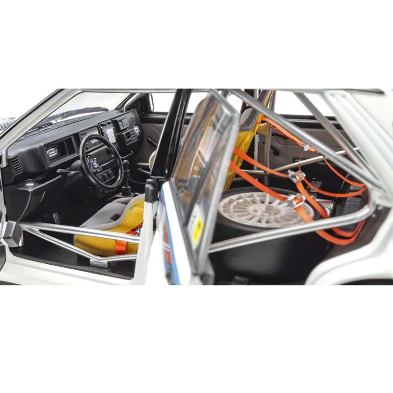 Lancia Delta HF Integrale Evoluzione Test Car White "Martini Racing" 1/18 Diecast Model Car by Kyosho, 3 of 5
