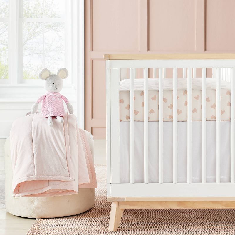 Crib Bedding Set - Pink - 4pc - Cloud Island&#8482;, 3 of 8