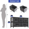 Dresser for Bedroom with 5 Drawers, Chest of Drawers, Fabric Dresser Storage Organizer for Closet, Living Room - 2 of 4