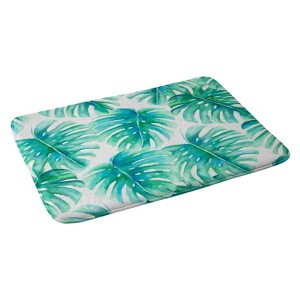 Jacqueline Maldonado Paradise Palms Bath Rugs and Mats Green 21"x34" - Deny Designs - 1 of 4