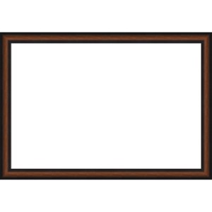 Amanti Art Yale Walnut Framed Magnetic Dry Erase Board - 1 of 4