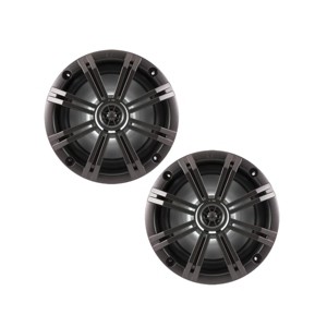 Kicker 6.5 Inch KM-Series LED Marine Speakers 41KM654LCW (Pair) - 1 of 4