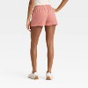Women's Cherry Gingham Graphic Boxer Shorts - Red - 2 of 3