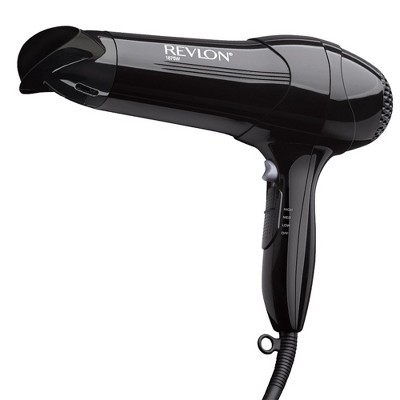 Revlon 1875W Full-Size Turbo Hair Dryer | Powerful, Fast Drying (Black)