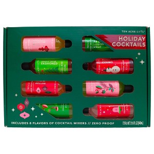 Ten Acres Gifts Holiday Cocktail Mixer Set - 8pk/2.7 fl oz - 1 of 4