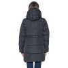 Women's 3/4 Puffer Coat with Cozy Faux Fur - S.E.B. By Sebby - 2 of 4