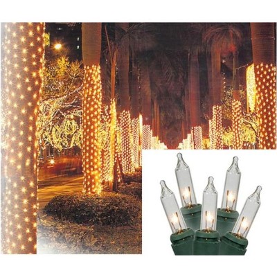 Merry and Light 150-Count Clear Mini Christmas Light Set, 24ft Green Wire