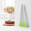 Unique Bargains Pcs Food Tongs Hand-Shaped Ice & Food Tongs Dishwasher Safe Stainless Steel Silicone 5 Inch 1 Pcs - 2 of 3