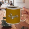 UC Davis Secondary Logo Ceramic Coffee Mug Novelty Gift Mugs for Coffee Tea and Hot Drinks 11oz White - 4 of 4