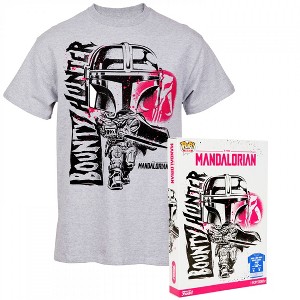 Mens Funko Boxed T-Shirt: The Mandalorian- Mando - 1 of 4