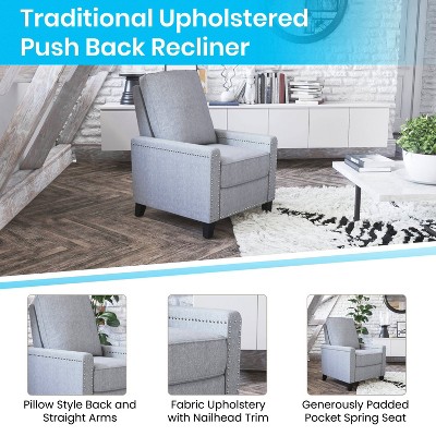 Taylor & Logan Zev Upholstered Transitional Recliner