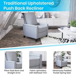 Taylor & Logan Zev Upholstered Transitional Recliner - 1 of 4