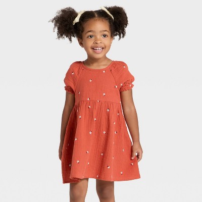 Toddler Girls' Short Sleeve Gauze Dress - Cat & Jack™