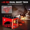 SILVEL Diesel Air Heater All-in-One Portable 4L Tank Red 12V 24V LCD Remote Control for Vehicles Outdoors - 2 of 4