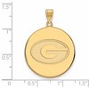 Black Bow Jewelry 14k Yellow Gold Georgia Bulldogs NCAA Extra Large Pendant - 2 of 3