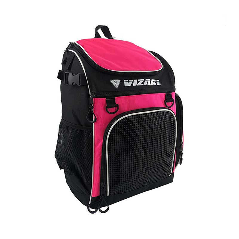 Vizari Cambria Soccer Backpack With Ball Compartment and Vented Ball Pocket and Mesh Side Cargo Pockets for Adults and Teens, 3 of 10