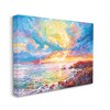 Stupell Industries Mediterranean Sunset Ocean Coast Canvas Wall Art - 3 of 4