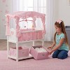 Badger Basket Doll Canopy Crib With Mobile & Storage Bins : Target